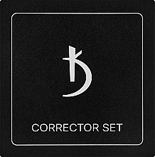 Набір для світло-тіньової корекції обличчя, 4 кольори - Kodi Professional Corrector Set — фото N2