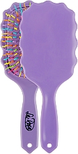 Парфумерія, косметика Щітка для волосся, 5828, фіолетова - La Rosa