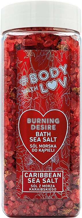 Соль для ванн - New Anna Cosmetics Body With Luv Sea Salt For Bath Burning Desire — фото N1