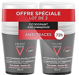 Набір - Vichy Deo Anti-Transpirant 72H (deo/50ml + deo/50ml) — фото N1