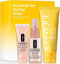 Духи, Парфюмерия, косметика Набор - Clinique Survival For Sunny Days (cr/50ml + spray/30ml + gel/15ml)