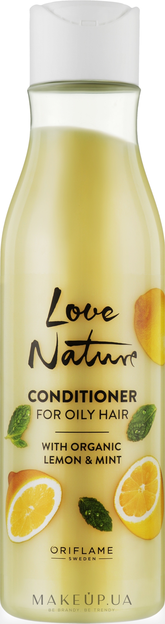 Кондиціонер для жирного волосся з лимоном та м'ятою                        - Oriflame Love Nature Oily Hair Conditioner — фото 250ml