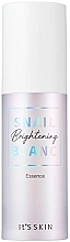Освітлювальна есенція для обличчя з муцином равлика - It`s Skin Snail Blanc Brightening Essence — фото N1
