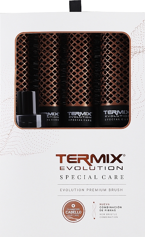 Спеціальний набір для догляду - Termix Evolution Special Care Set (brush/4pcs + oil/200ml) — фото N1