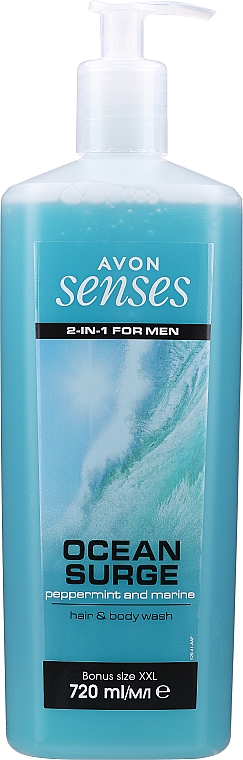 Гель для душа "Энергия океана" - Avon Senses Ocean Surge Shower Gel — фото N3