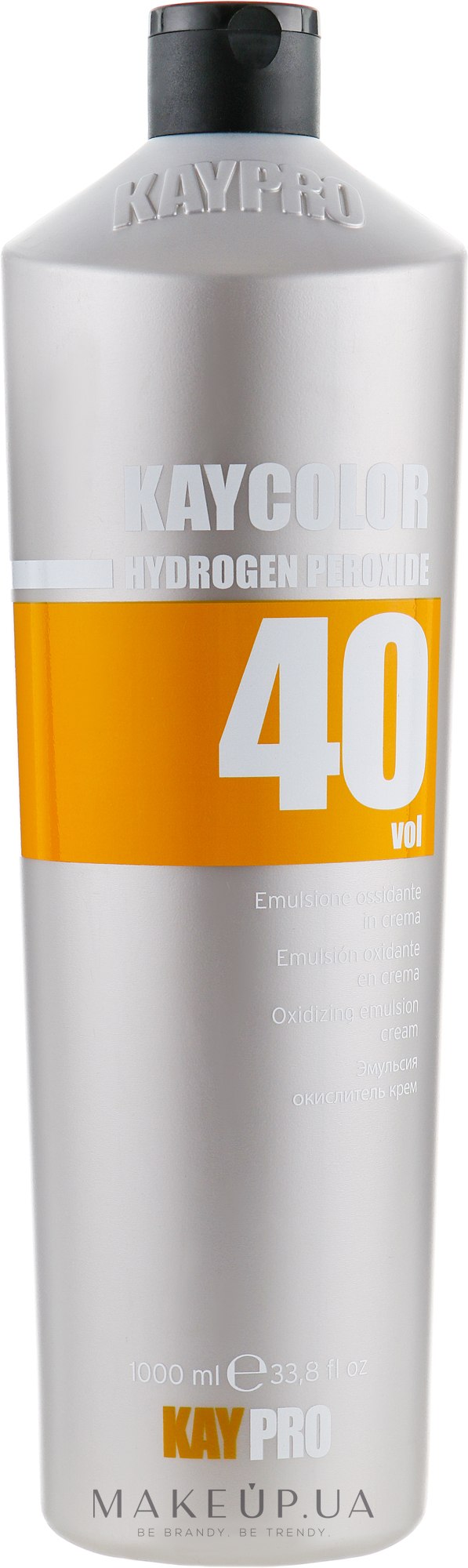 Окислювач 40VOL - KayColor Hydrogen Peroxide — фото 1000ml