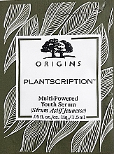 ПОДАРОК! Многофункциональная антивозрастная сыворотка - Origins Plantscription Multi-Powered Youth Serum (пробник) — фото N1