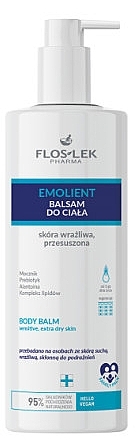 Бальзам для сухой и чувствительной кожи - Floslek Emolient Body Balm For Sensitive Extra Dry Skin — фото N2