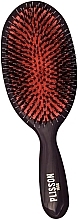 Расческа для волос из натуральной щетины кабана - Plisson Pneumatic Hairbrush Large Pure Boar Bristles And Nylon Pins — фото N1