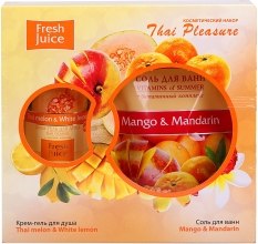 Духи, Парфюмерия, косметика Косметический Набор "Thai Pleasure" - Fresh Juice (cr/gel/300ml + salt/200g)