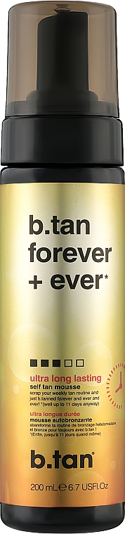Мусс для автозагара «Forever & Ever» - B.tan Self Tan Mousse — фото N1