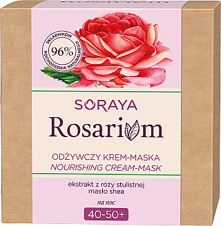 Ночная крем-маска - Soraya Rosarium Nourishing Night Cream Mask — фото N2