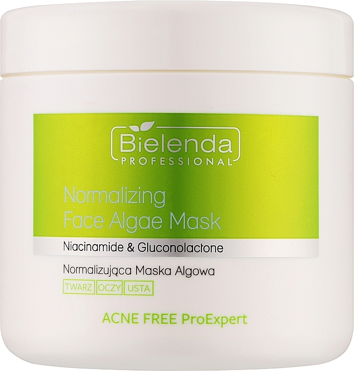 Нормализующая маска для лица из водорослей - Bielenda Professional Acne Free Pro Expert Normalizing Face Algae Mask  — фото N1