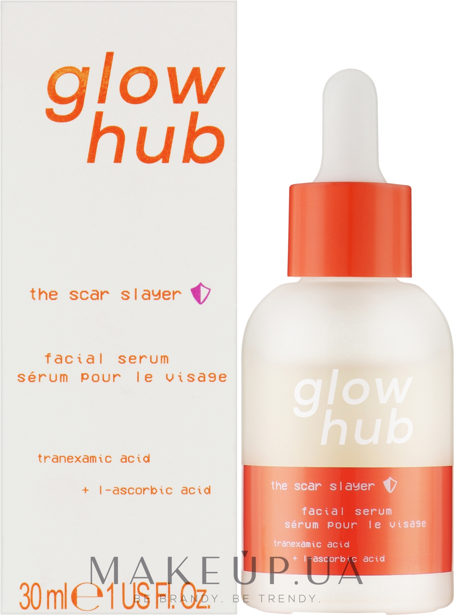 Інтенсивна сироватка від пігментації і постакне - Glow Hub The Scar Slayer Facial Serum — фото 30ml