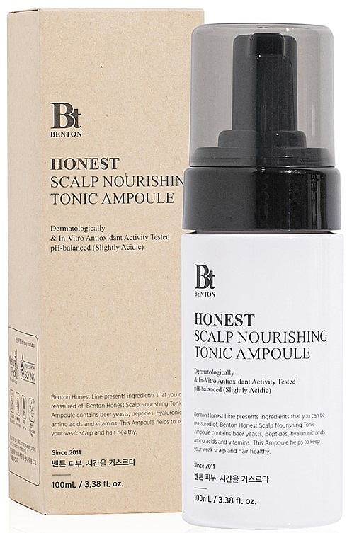 Тонік для шкіри голови - Benton Honest Scalp Nourishing Tonic Ampoule — фото N1