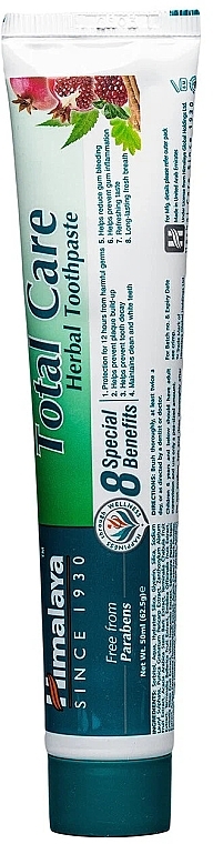 Зубна паста - Himalaya Herbals Total Care Herbal Toothpaste