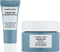 Набір засобів для шиї та зони декольте - Comfort Zone Sublime Skin (fluid/10ml + cr/30ml) — фото N2