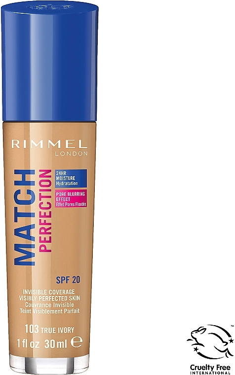 Тональний крем для обличчя - Rimmel Match Perfection Foundation — фото N2