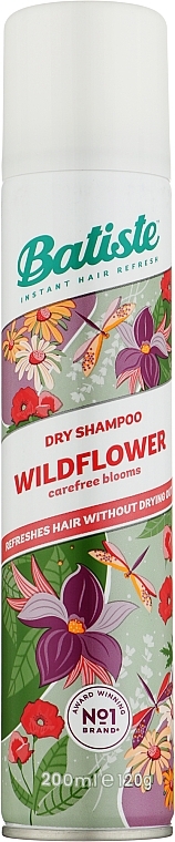 Сухой шампунь - Batiste Wildflower Dry Shampoo