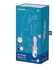 Парфумерія, косметика Вібратор, рожевий - Satisfyer Air Pump Booty 5 Connect App