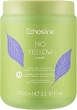 Маска против желтизны волос - Echosline No Yellow Mask — фото N1