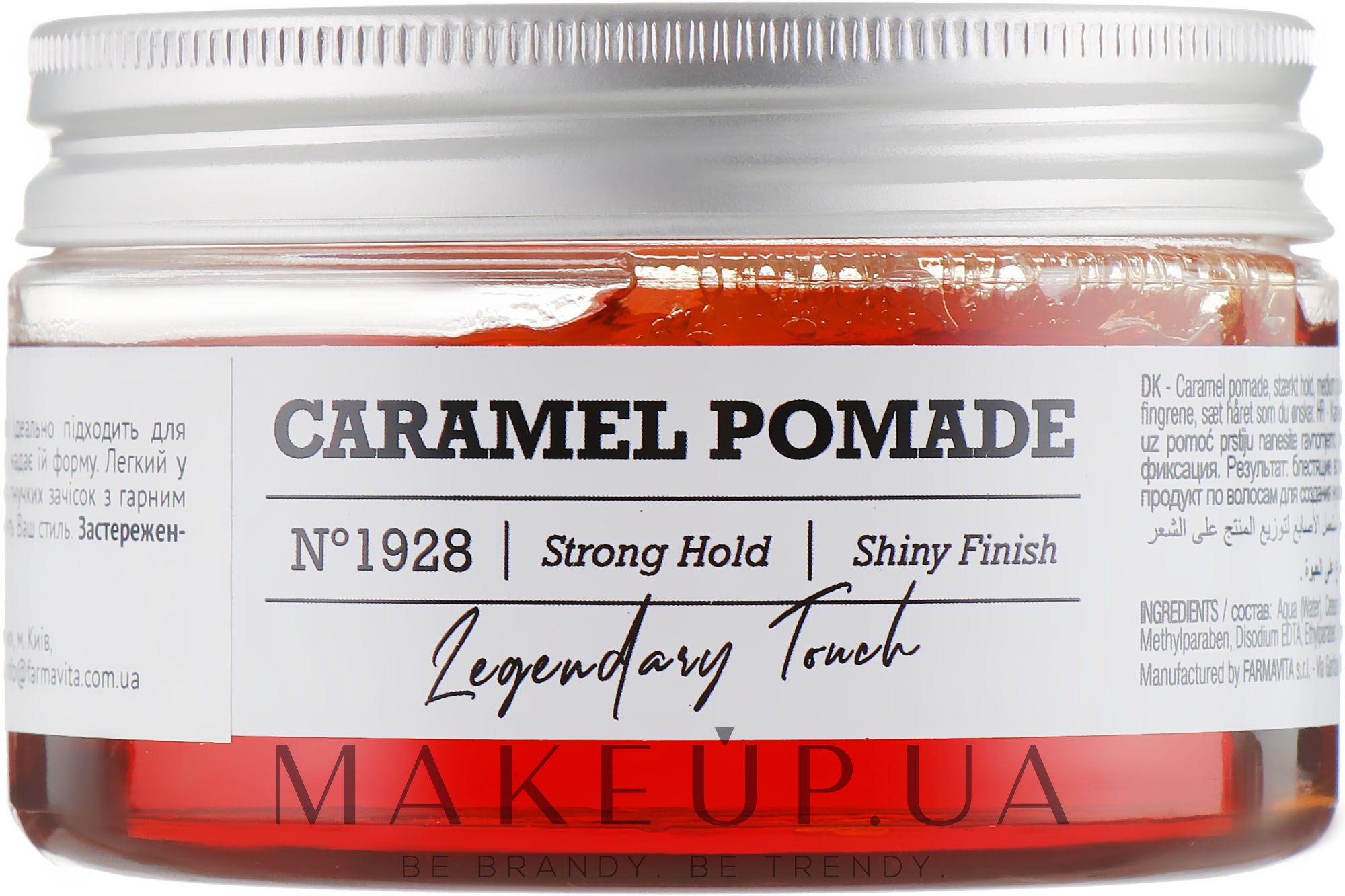 Карамельний віск для волосся - FarmaVita Amaro Caramel Pomade — фото 100ml