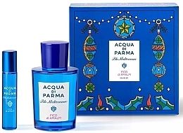Духи, Парфюмерия, косметика Acqua Di Parma Blu Mediterraneo Fico Di Amalfi Deluxe Set - Набор (edt/75ml + edt/mini/12ml)