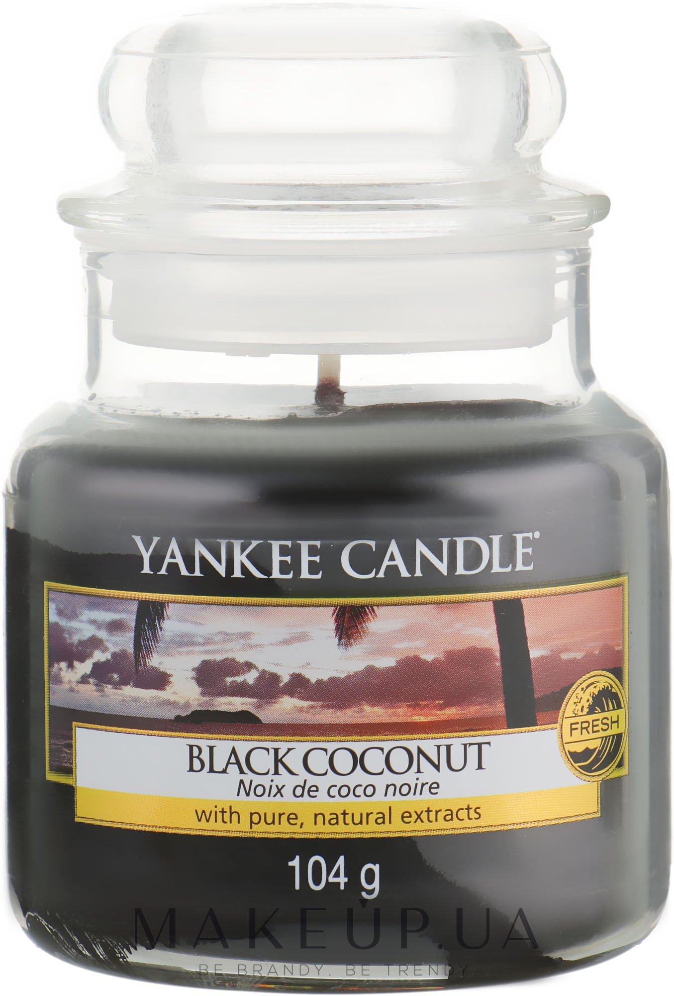 Ароматическая свеча "Черный кокос" - Yankee Candle Black Coconut — фото 104g