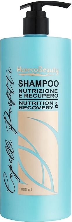 Шампунь для волос "Питание и восстановление" - Moreco Beauty Nutrition & Recovery — фото N1