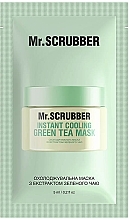 Охолоджувальна маска для обличчя з екстрактом зеленого чаю - Mr.Scrubber Instant Cooling Green Tea Mask — фото N2