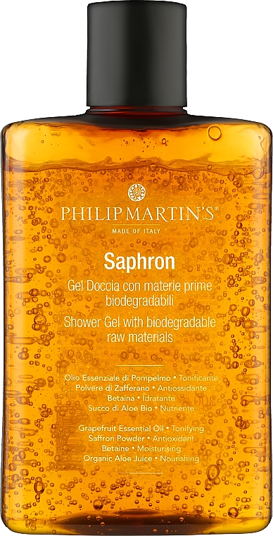 Гель для душу "Шафран" - Philip Martin's Saffron Shower Gel — фото N1