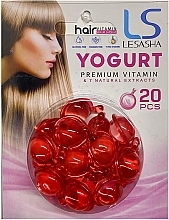 Тайські капсули для волосся з йогуртом - Lesasha Hair Serum Vitamin Yogurt — фото N3