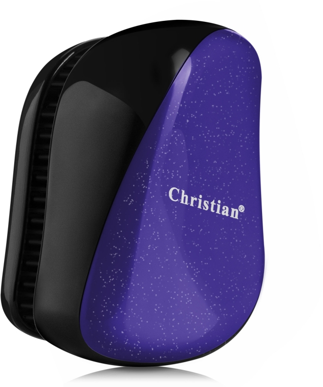 Расческа для волос с технологией Тангл Тизер "Compact Style", фиолетовая - Christian — фото N1