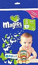 Парфумерія, косметика Підгузки Magics Easysoft 3 Midi 4-9 кг, 3 шт. - Magics