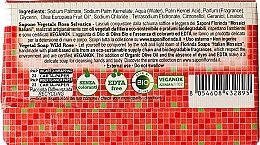 Мыло туалетное "Итальянская Мозаика. Дикая роза" - Florinda Rosa Selvatica Sapone Vegetale-Vegetal Soap — фото N3