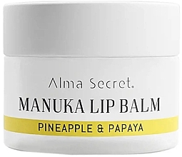 Парфумерія, косметика Бальзам для губ - Alma Secret Manuka Lip Balm Pineapple And Papaya