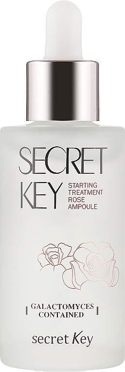 Сироватка для обличчя, з екстрактом троянди - Secret key Starting Treatment Rose Ampoule — фото N2