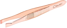 Пинцет, розовое золото - Clavier Pro Precision Tweezers Rose Gold — фото N1