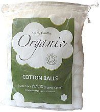 Парфумерія, косметика Ватні кульки - Simply Gentle Organic Cotton Wool Balls