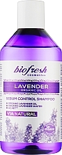 Себорегулювальний шампунь - BioFresh Lavender Organic Oil Sebum Control Shampoo — фото N1