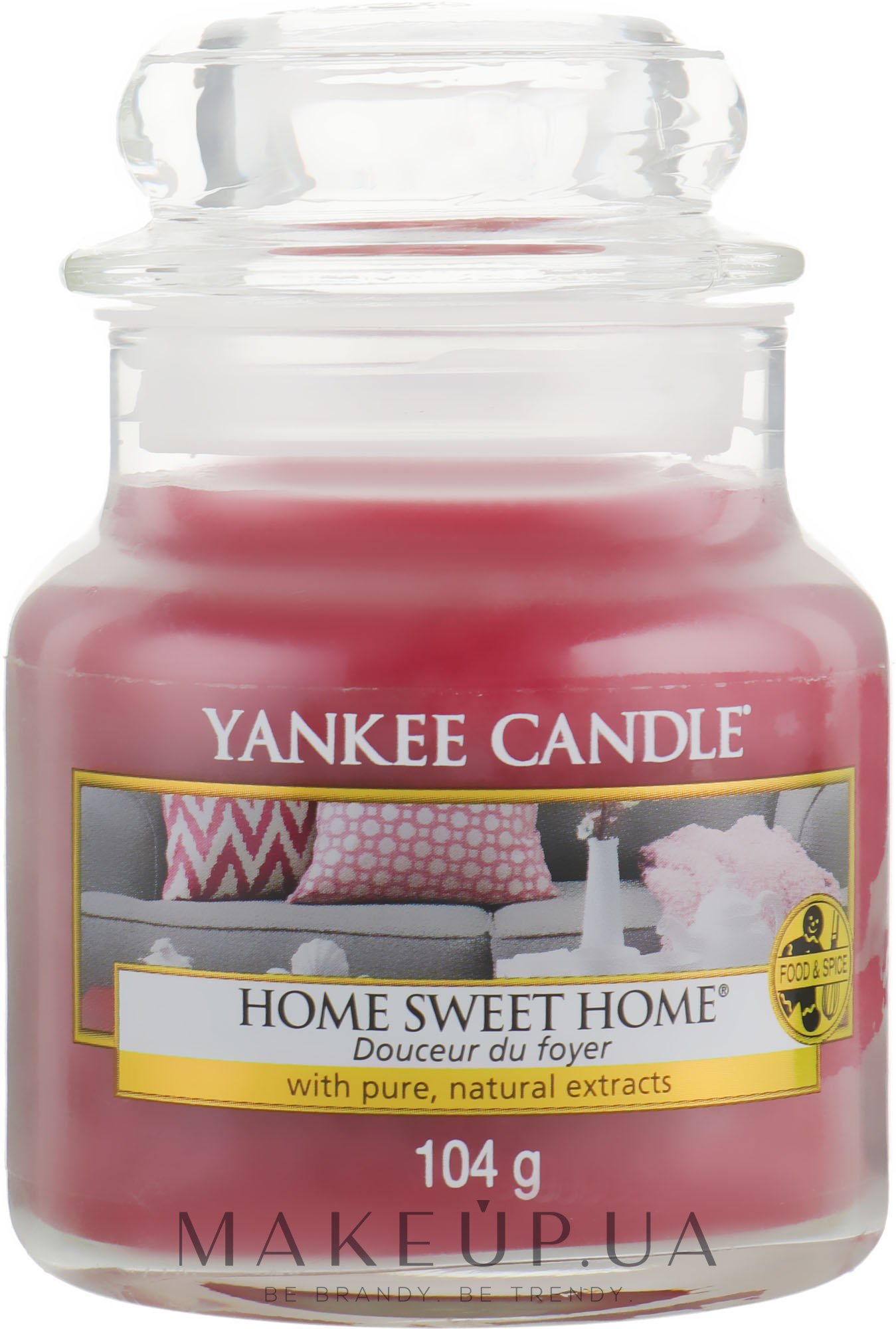 Ароматическая свеча "Дом милый дом" - Yankee Candle Home Sweet Home — фото 104g