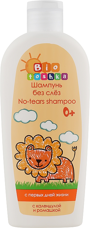 Шампунь без слез с календулой и ромашкой, с первых дней жизни - Bioton Cosmetics Biotoshka No-tears Shampoo — фото N1
