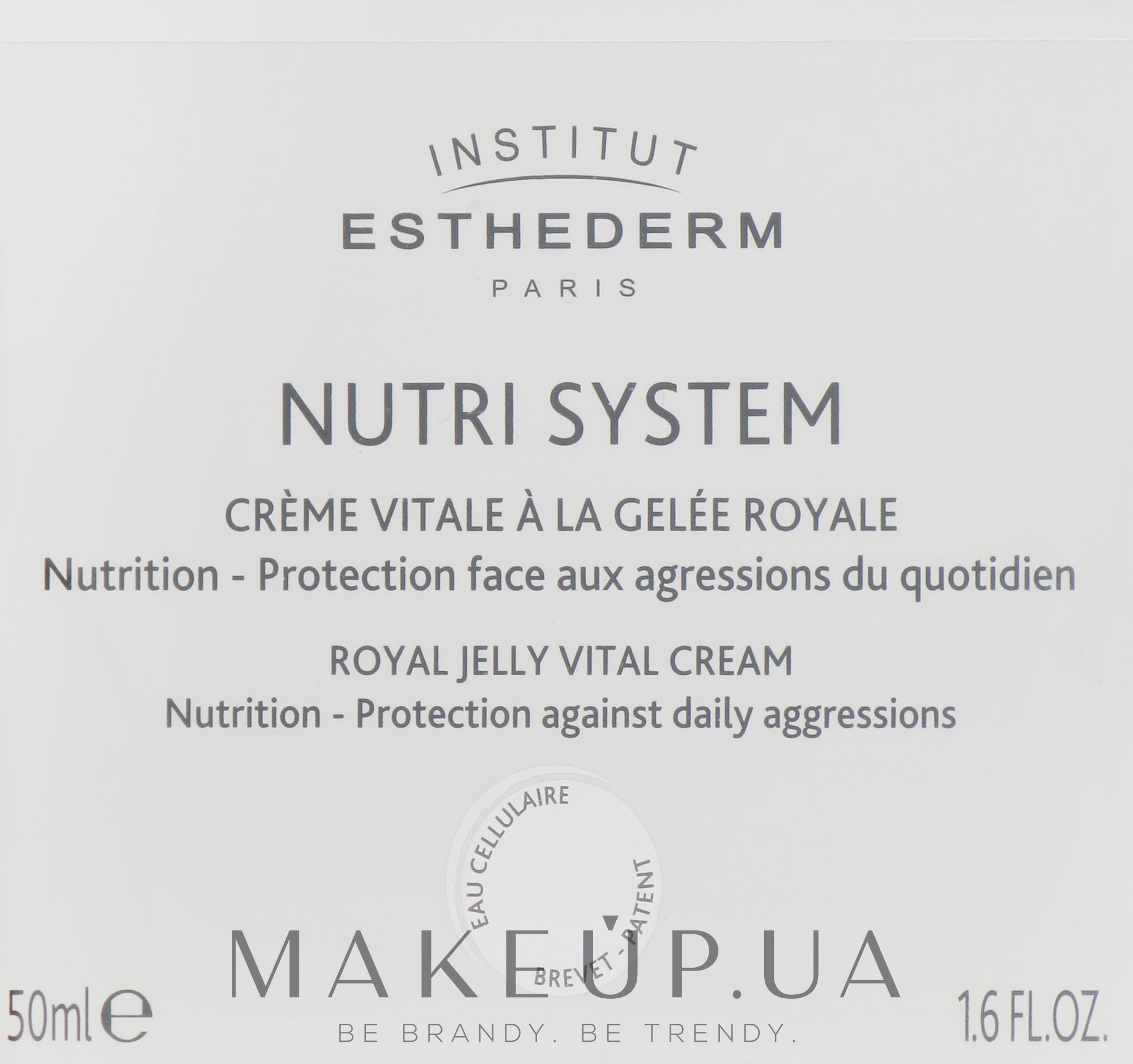 Крем-желе для лица с маточным молочком - Institut Esthederm Nutri System Royal Jelly Vital Cream — фото 50ml