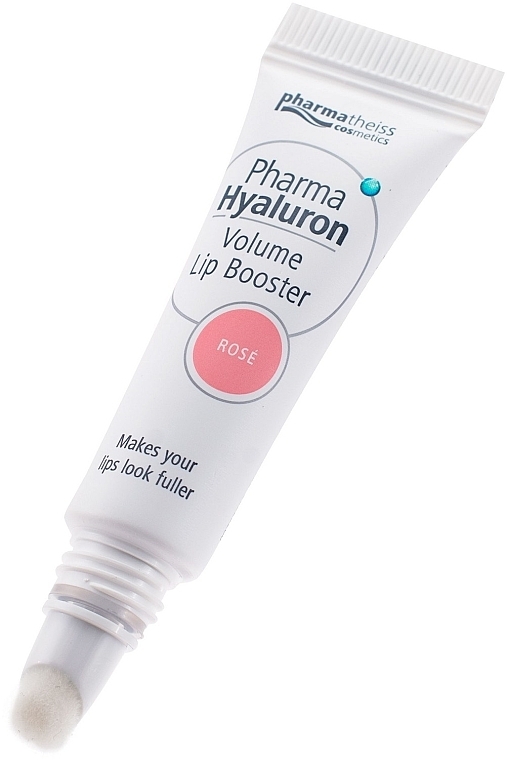 УЦІНКА Бальзам для губ "Рожевий" - Pharma Hyaluron Pharmatheiss Cosmetics Volume LipBooster Rose * — фото N4