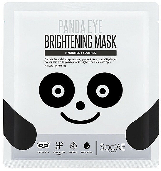 Осветляющая маска для глаз - Soo’AE Panda Eye Brightening Mask — фото N1