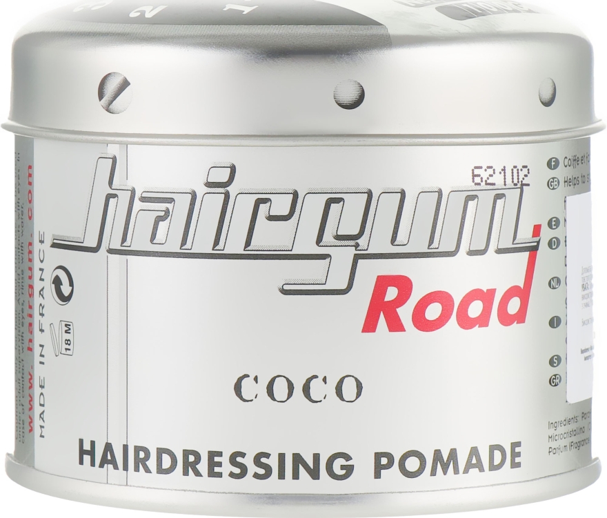Помада для стайлінгу з ароматом кокоса - Hairgum Road Coco — фото N2