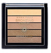 Духи, Парфюмерия, косметика Пудровый хайлайтер с эффектом загара - Avon True Bronzing Brick Bronze & Glow