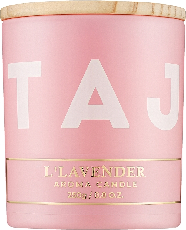 Ароматическая свеча "L'lavender" - Taj Max Aroma Candle — фото N1