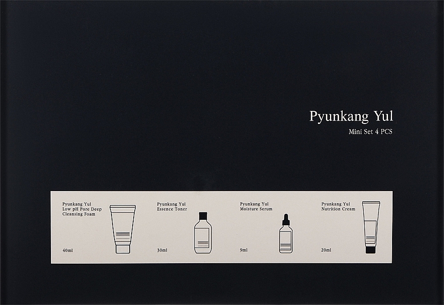Набор миниатюр - Pyunkang Yul Pyunkang Miniature (toner/30ml + cr/20ml + foam/40ml +serum/10ml)