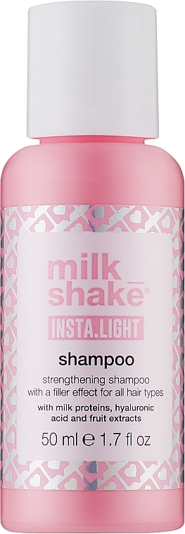 Зміцнювальний шампунь з ефектом наповнювача для всіх типів волосся - Milk_Shake Insta.Light Shampoo — фото N1